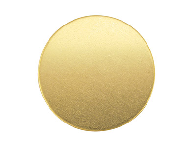 Rohling Aus 9 kt Gelbgold, Fb54, 1,00 x 13 mm, Rund, 13 mm, Weichgeglüht, 100 % Recyceltes Gold - Standard Bild - 1